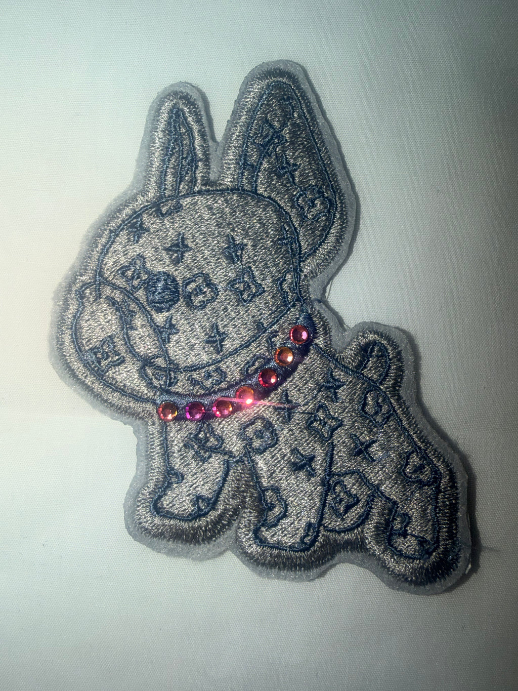 Designer Frenchie Embroidered Patch