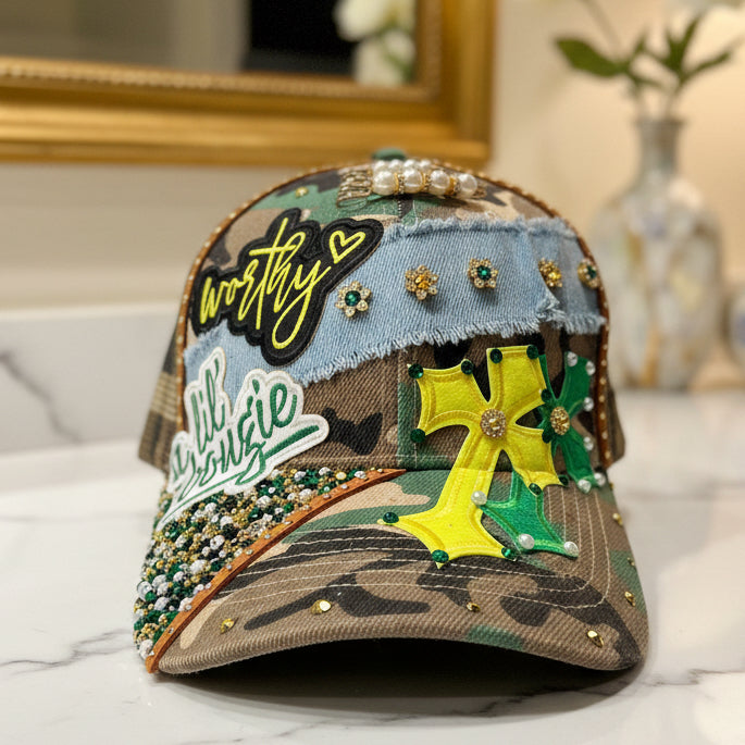 Worthy Camo Yellow & Green Duo Trucker Hat