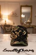 Camo with Black Roses Trucker Hat