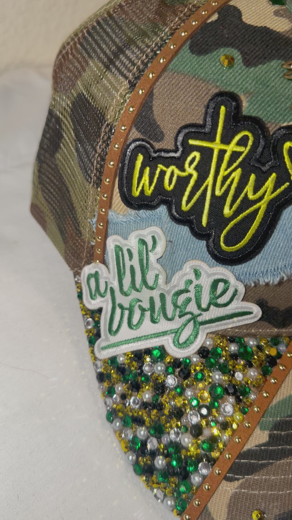 Worthy Camo Yellow & Green Duo Trucker Hat