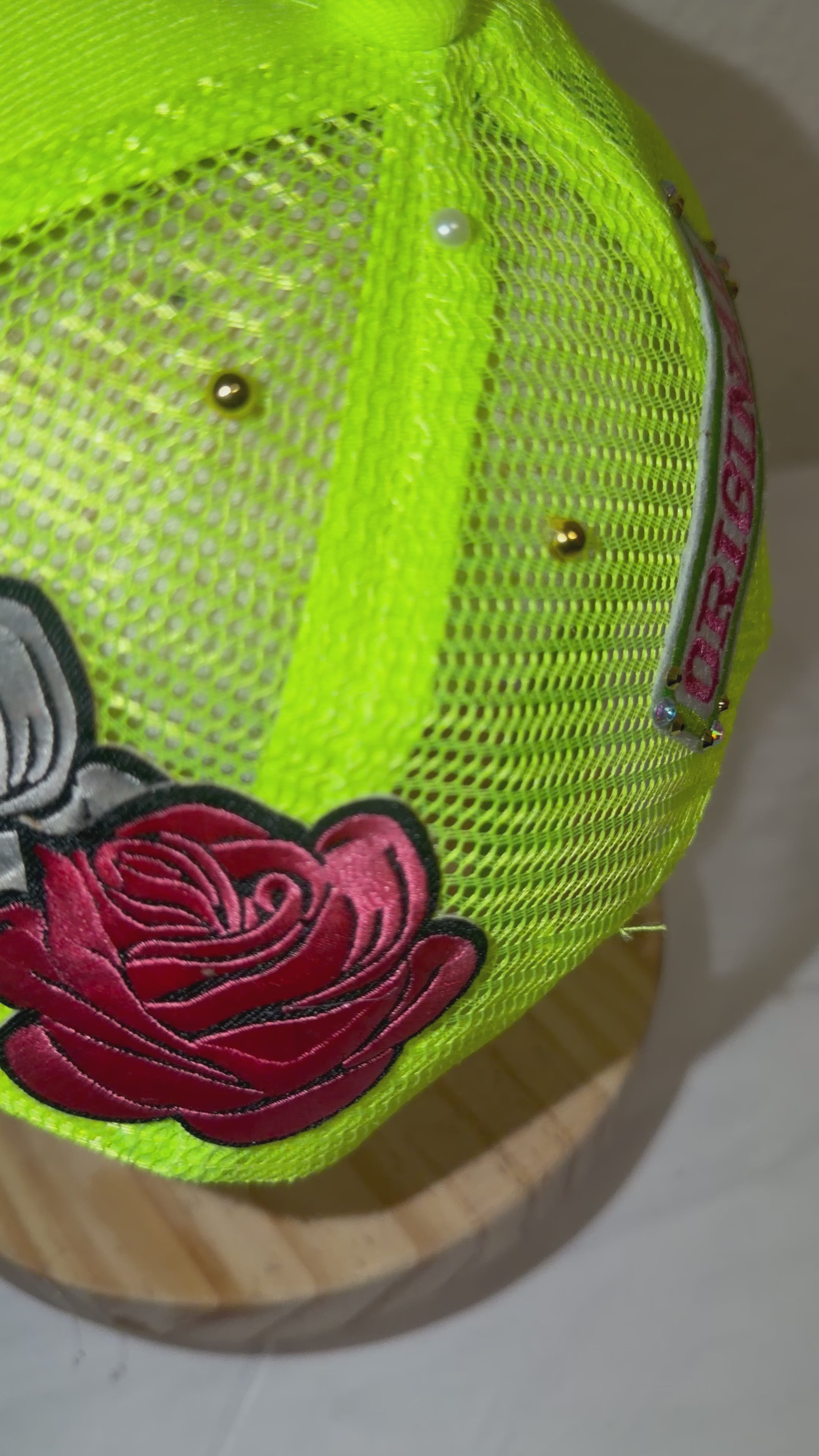 Lime & Pink Somebody’s Problem Trucker Hat